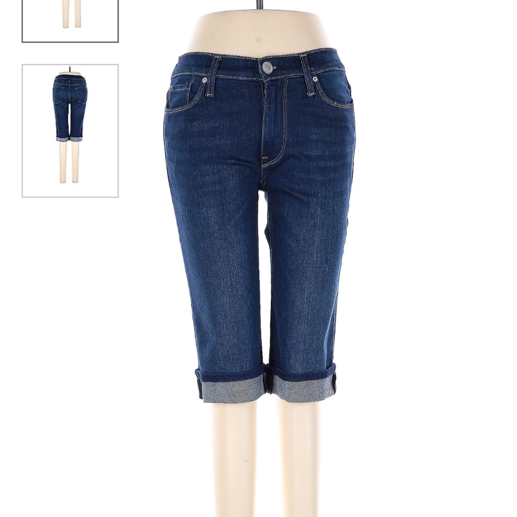 Hudson Crop Jeans, Style 107906, Size 28